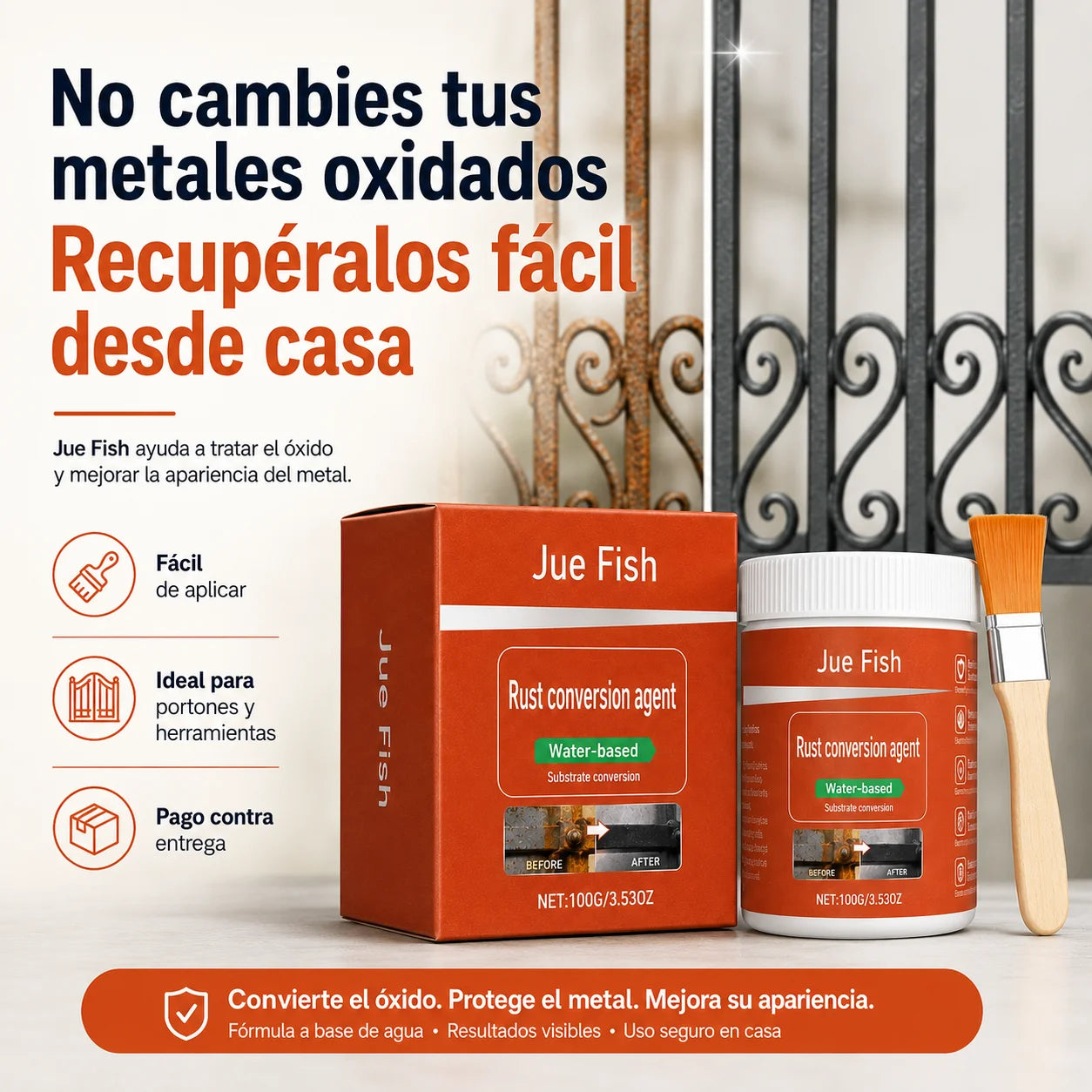 RustFix Pro™ Removedor y Convertidor de Óxido