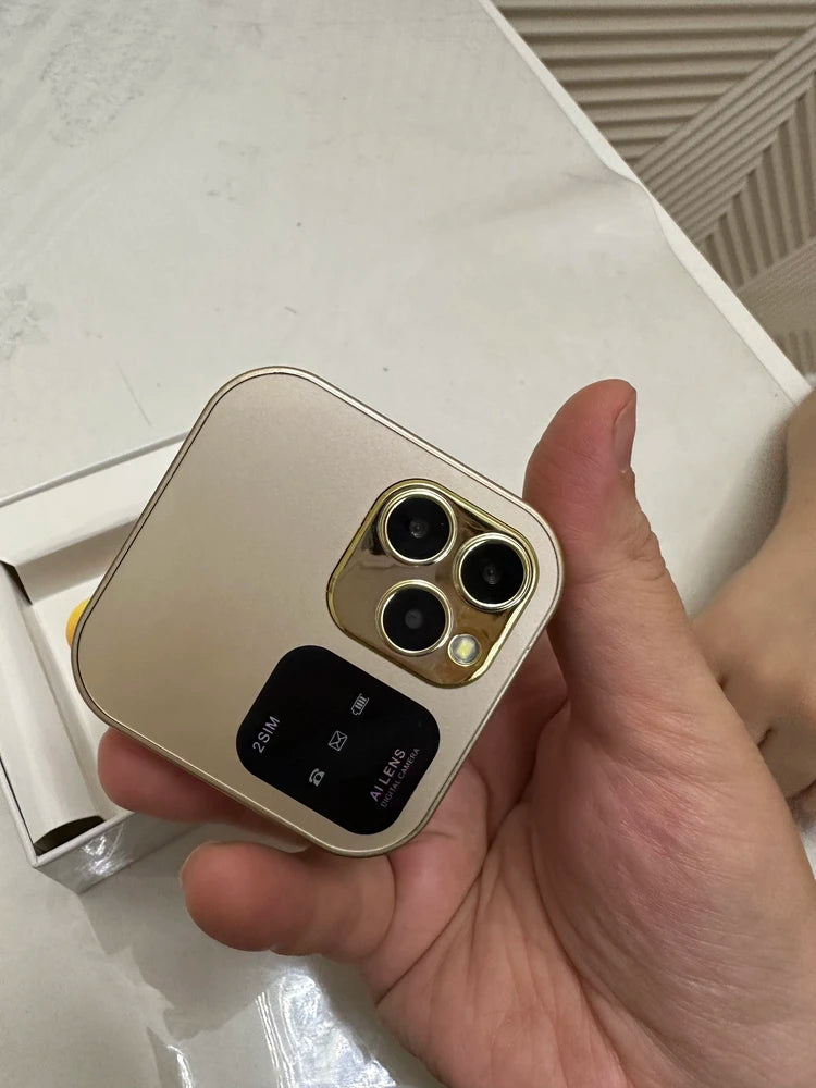 Mini Teléfono i16 Pro Flip Doble SIM